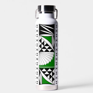 Südwestlicher Indianeraufstieg in Grün Trinkflasche