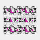 Südwestlicher Indianeraufstieg in Rosa Fleecedecke (Vorderseite (Horizontal))