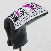Südwestlicher Indianeraufstieg in Rosa Golf Headcover (3/4 Vorderseite)