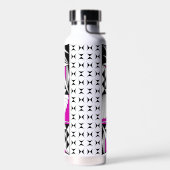 Südwestlicher Indianeraufstieg in Rosa Trinkflasche (Links)