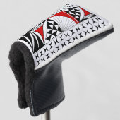 Südwestlicher Indianeraufstieg in Rot Golf Headcover (3/4 Vorderseite)