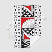 Südwestlicher Indianeraufstieg in Rot Golfhandtuch (Insitu)