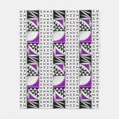 Südwestlicher Indianeraufstieg Lila Fleecedecke (Vorderseite)