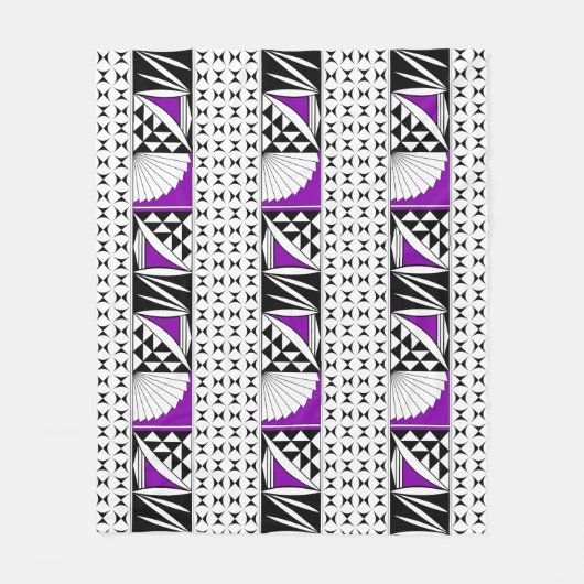 Südwestlicher Indianeraufstieg Lila Fleecedecke (Vorderseite)