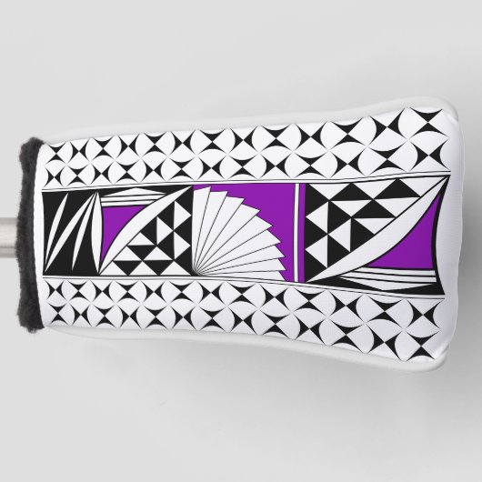 Südwestlicher Indianeraufstieg Lila Golf Headcover (Vorderseite)