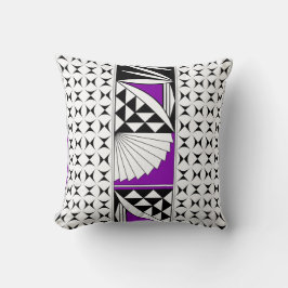 Südwestlicher Indianeraufstieg Lila Kissen