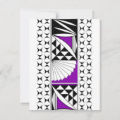 Südwestlicher Indianeraufstieg Lila Mitteilungskarte (Rückseite)