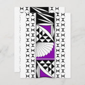 Südwestlicher Indianeraufstieg Lila Mitteilungskarte (Vorne/Hinten)