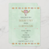 Südwestlicher Junggeselinnen-Abschied Einladung (Vorne/Hinten)