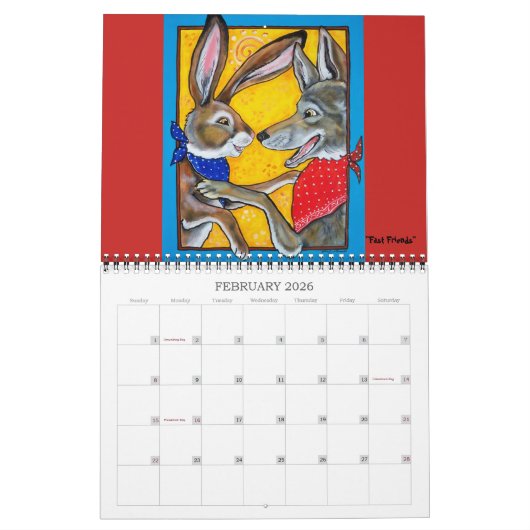 Südwestlicher Kalender der Tierwelt (Feb 2026)