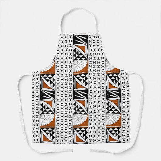 Südwestlicher Sonnenaufgang in der Rost-Schürze Schürze (Vorderseite)