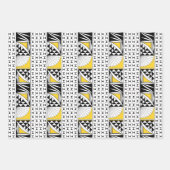 Südwestlicher Sonnenaufgang in Gelb Geschenkpapier Set (Vorderseite 3)