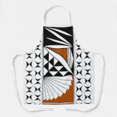 Südwestlicher Sonnenaufgang in Rost Schürze (Vorderseite)