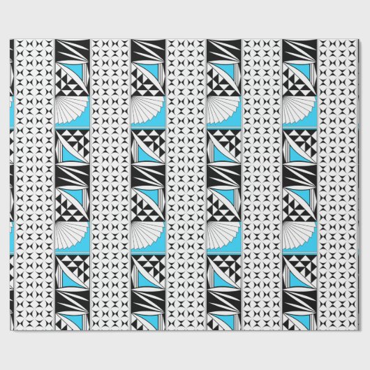 Südwestlicher Sonnenaufgang in Türkis Geschenkwrak Geschenkpapier (Flach)