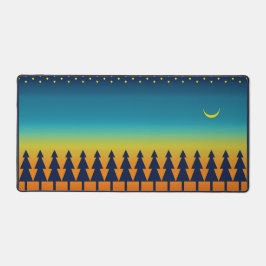 Südwestlicher Sonnenuntergang mit Pinienbäumen, St Schreibtischunterlage