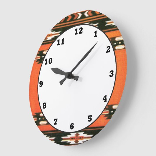 Südwestlicher Stil Muster Spaß Wanduhr (Winkel)