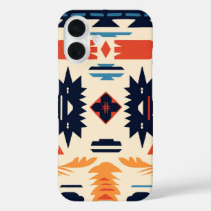 Südwestlicher tribaler aztekischer geometrischer B iPhone 16 Hülle