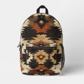 Südwestlicher tribaler geometrischer Rucksack (Vorderseite)