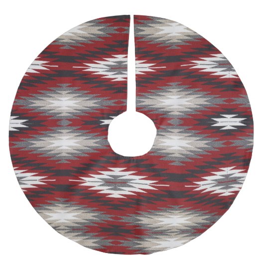 Südwestlicher Weihnachtsbaum-Rock Polyester Weihnachtsbaumdecke (Vorderseite)