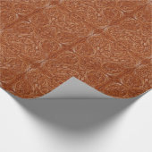 Südwestlicher Western aus geschliffenem Glattleder Geschenkpapier (Ecke)