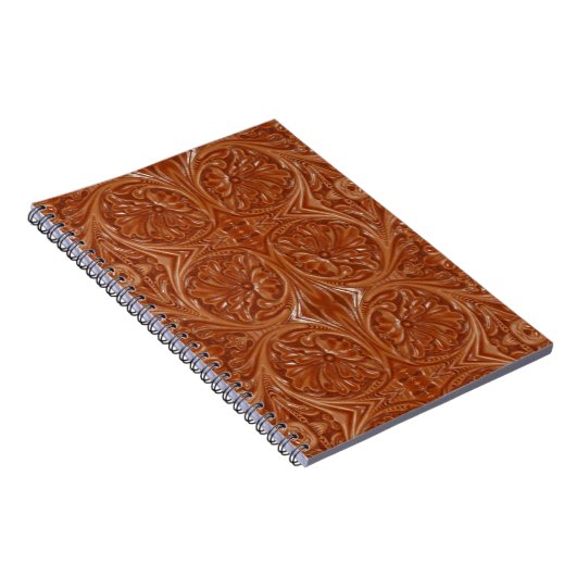 Südwestlicher Western aus geschliffenem Glattleder Notizblock (Rechte Seite)