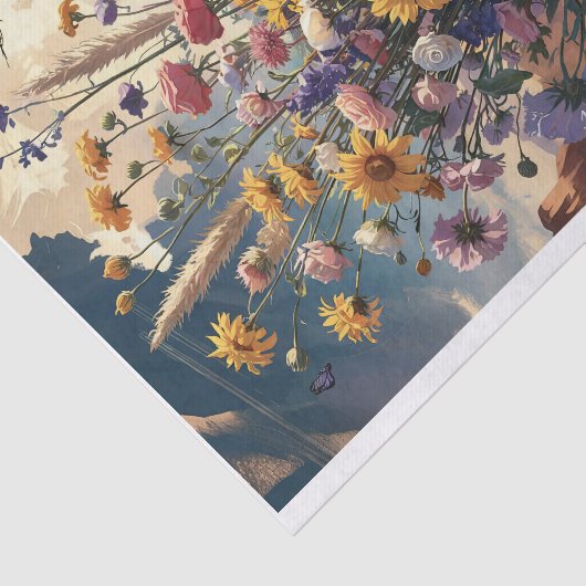 Südwestlicher Wildblume Canyon, Wüste Bouquet Seidenpapier (Ausschnitt)