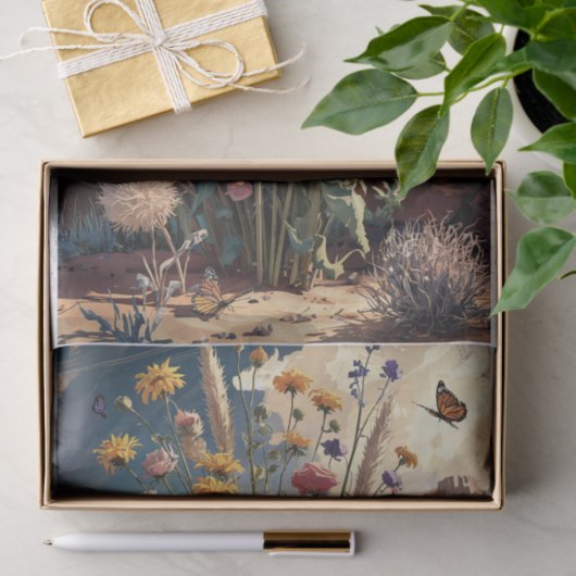 Südwestlicher Wildblume Canyon, Wüste Bouquet Seidenpapier (Geschenk)