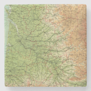 Südwestliches Abschnitt Frankreichs Bordeaux Steinuntersetzer