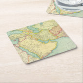 Südwestliches Asien Rechteckiger Pappuntersetzer (angewinkelt)