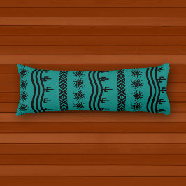 Südwestliches Design Aquamarines Muster Seitenschläferkissen