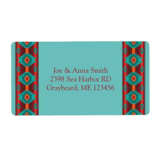 Südwestliches ethnisches geometrisches Design (Vorne)