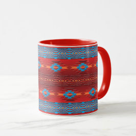 Südwestliches ethnisches geometrisches Design Tasse