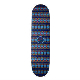 Südwestliches ethnisches geometrisches skateboard