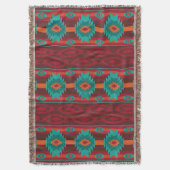 südwestliches ethnisches navaio Stammes- Muster Decke (Vorderseite Vertikal)