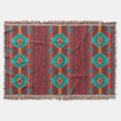 südwestliches ethnisches navaio Stammes- Muster Decke (Vorderseite)