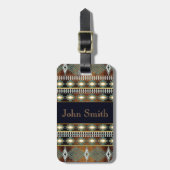 südwestliches ethnisches navaio Stammes- Muster Gepäckanhänger