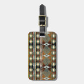 südwestliches ethnisches navaio Stammes- Muster Gepäckanhänger (Vorderseite vertikal)