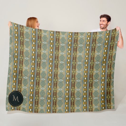 südwestliches ethnisches Stammes- Muster Fleecedecke (Beispiel)