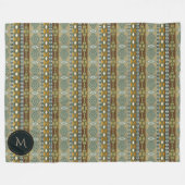 südwestliches ethnisches Stammes- Muster Fleecedecke (Vorderseite (Horizontal))