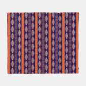 Südwestliches ethnisches Stammes- Muster Fleecedecke (Vorderseite (Horizontal))