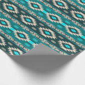 Südwestliches ethnisches Stammes- Muster Geschenkpapier (Ecke)