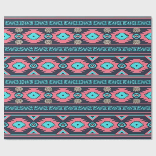 Südwestliches ethnisches Stammes- Muster Geschenkpapier (Flach)