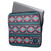 Südwestliches ethnisches Stammes- Muster Laptopschutzhülle (Vorderseite Links)