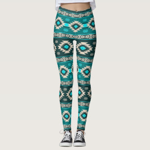 Südwestliches ethnisches Stammes- Muster Leggings