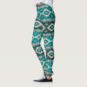 Südwestliches ethnisches Stammes- Muster Leggings (Links)