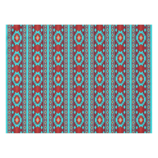 Südwestliches ethnisches Stammes- Muster Tischdecke (Vorderseite (Horizontal))
