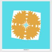 Südwestliches Farbmuster von Vibes Aufkleber (Blatt)