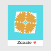 Südwestliches Farbmuster von Vibes Aufkleber (Blatt)