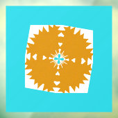 Südwestliches Farbmuster von Vibes Fensteraufkleber (Blatt 3)