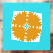 Südwestliches Farbmuster von Vibes Fensteraufkleber (Blatt 2)